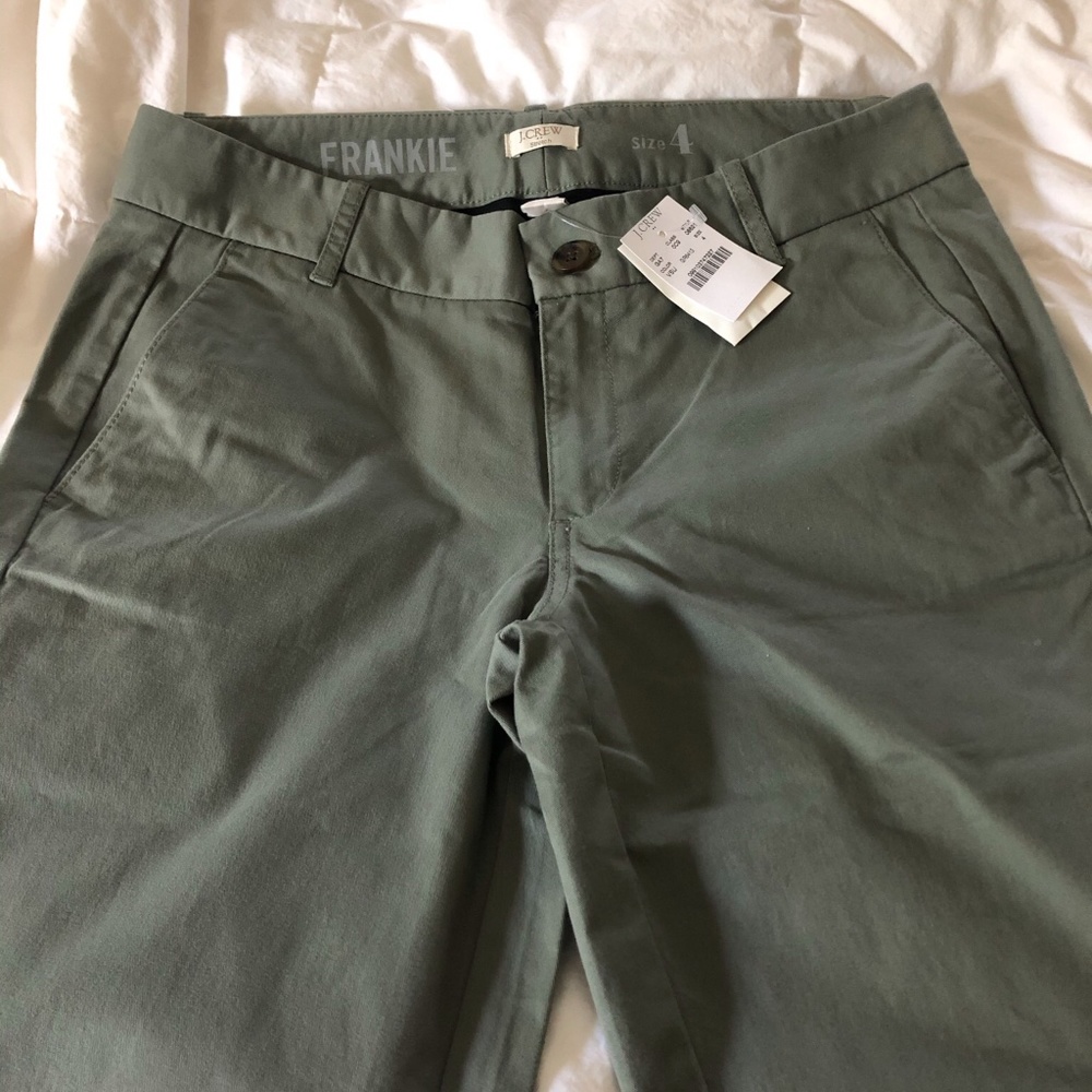 J Crew Frankie Chino Pant Sz 4 NWT